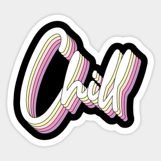 Chill Sticker